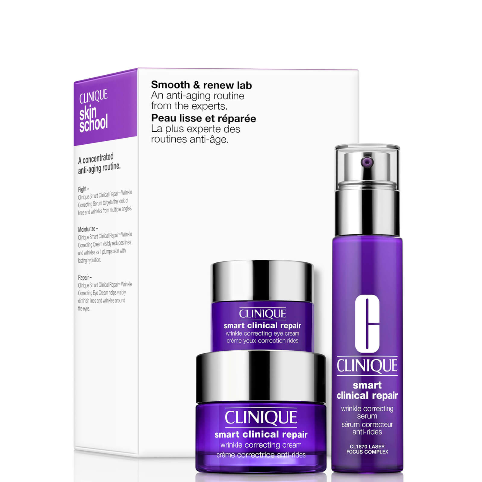 

Clinique Smooth + Renew Lab Skincare Set