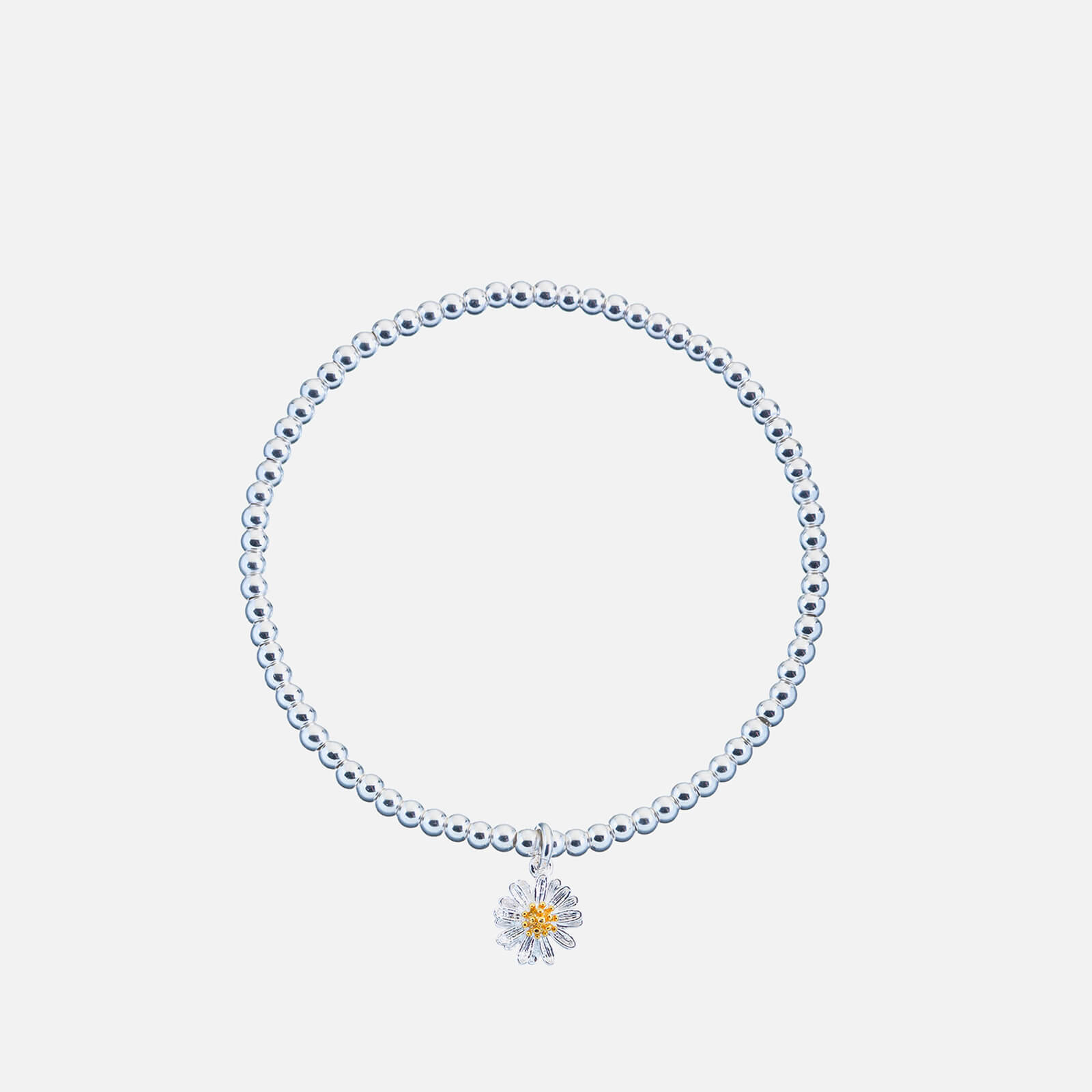 Image of Estella Bartlett Sienna Wildflower Silver-Tone Bracelet