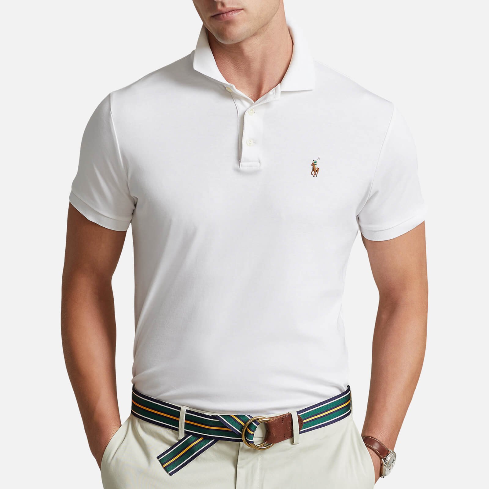 Polo Ralph Lauren Cotton-Jersey Polo Shirt - L