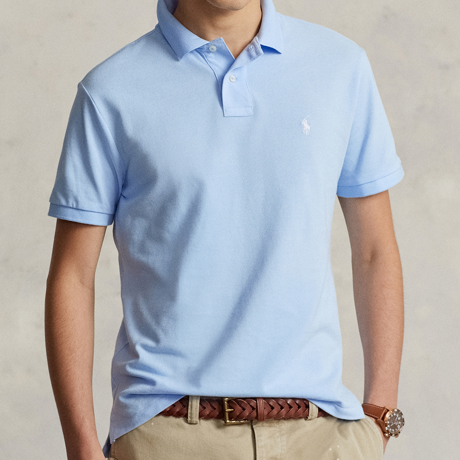 Polo Ralph Lauren Custom Slim-Fit Cotton Polo Shirt - S