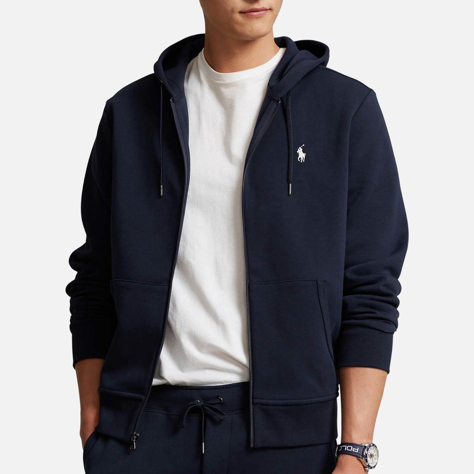 Polo Ralph Lauren Cotton-Blend Zipped Hoodie - S