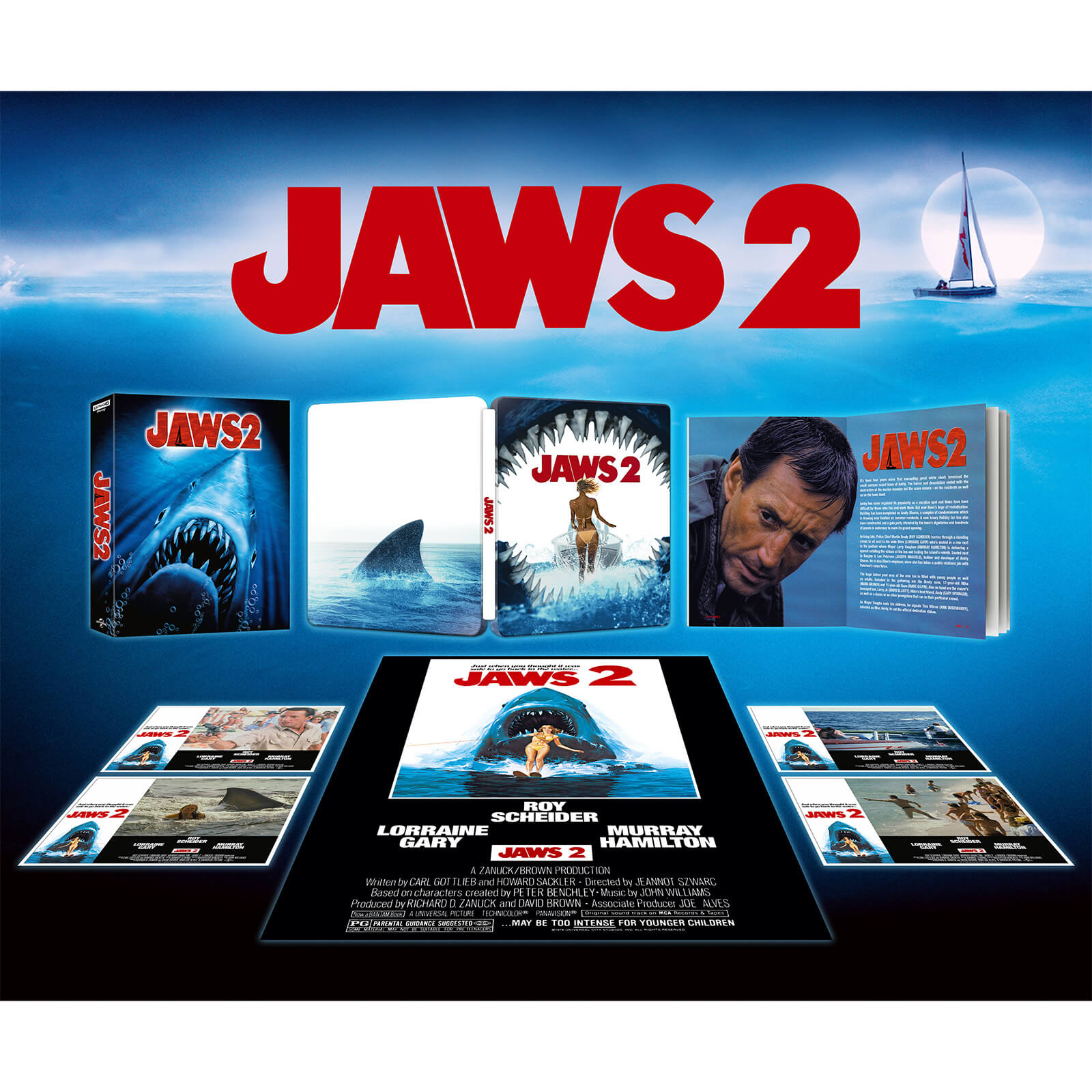 Jaws 2 Collector's Edition 4K Ultra HD Steelbook (includes Blu-ray)
