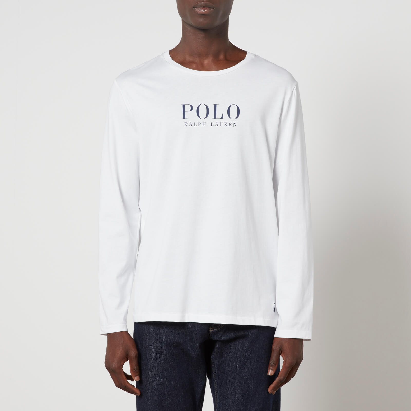 Polo Ralph Lauren Men's Logo Long Sleeve T-Shirt - White - S