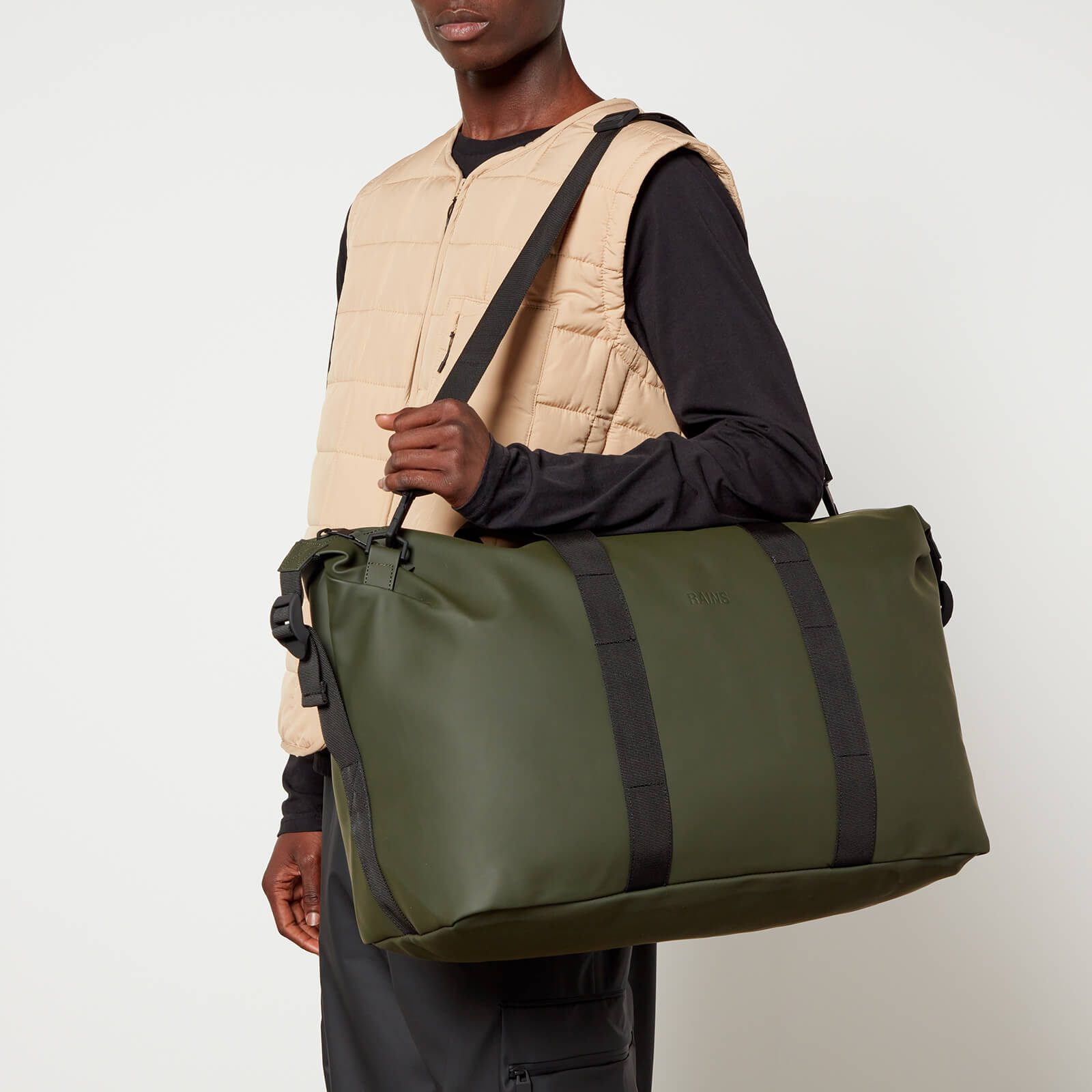 Rains Hilo Matte Shell Weekend Bag