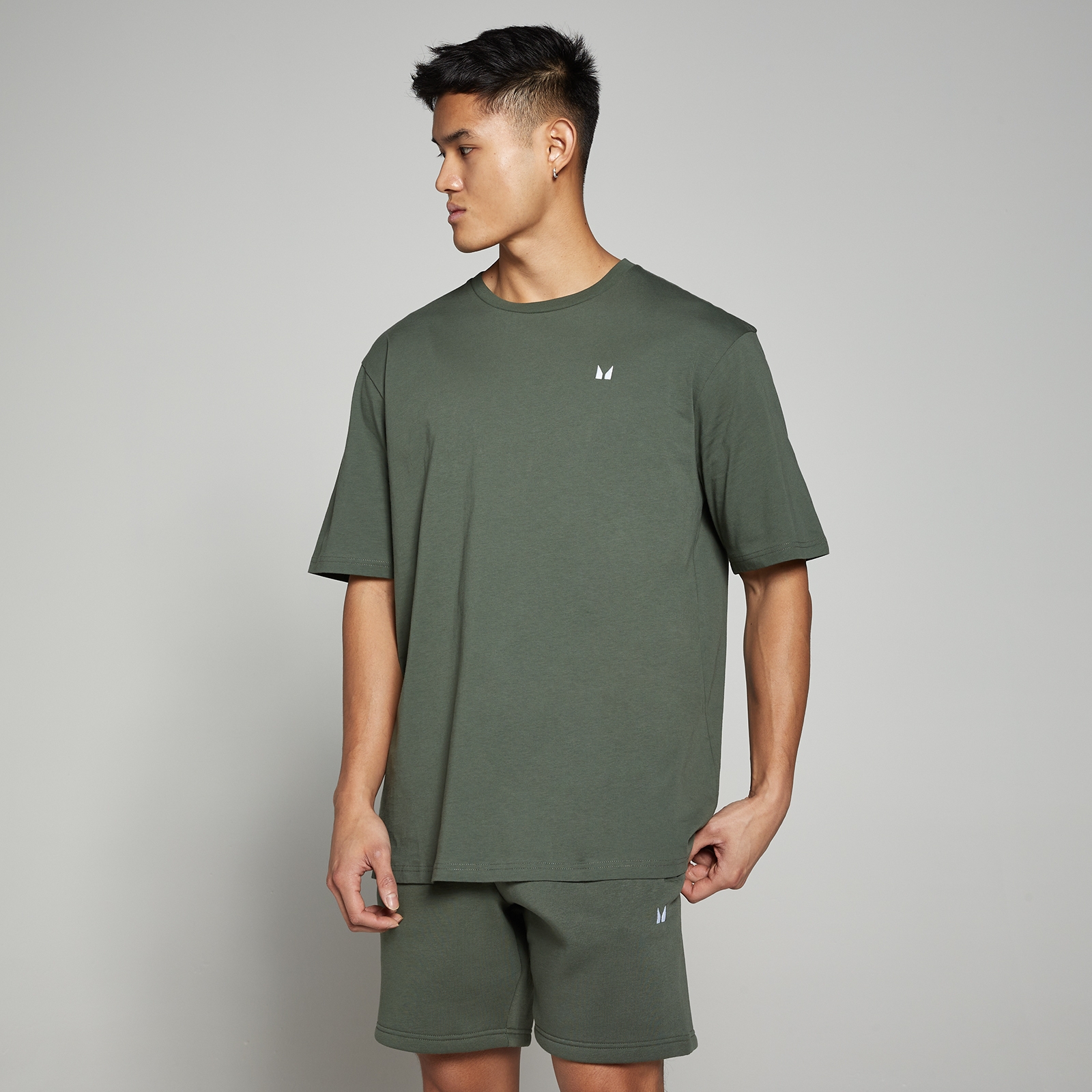 Image of T-shirt oversize MP Rest Day da uomo - Verde timo - XS