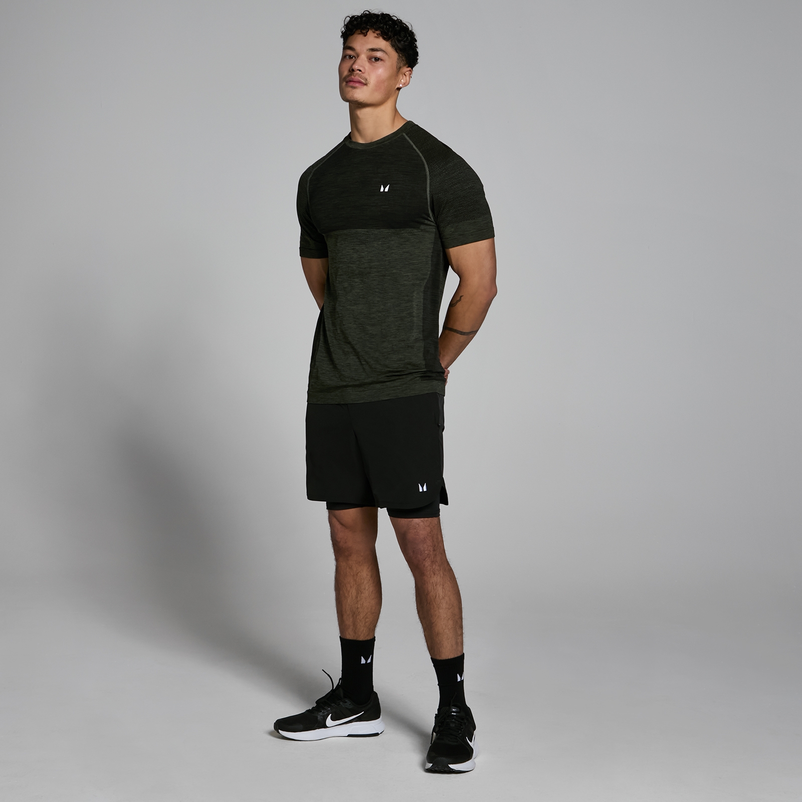 5059883223469 - Herren Nahtloses Kurzarm-T-Shirt – Thymian - M 5059883223469 - Herren Nahtloses Kurzarm-T-Shirt – Thymian - M