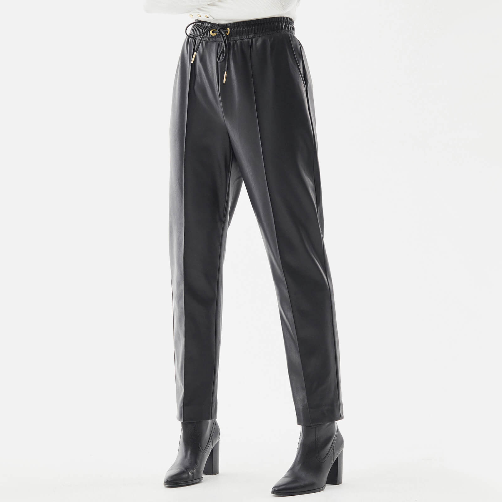 Barbour International Agusta Faux Leather Tapered Trousers