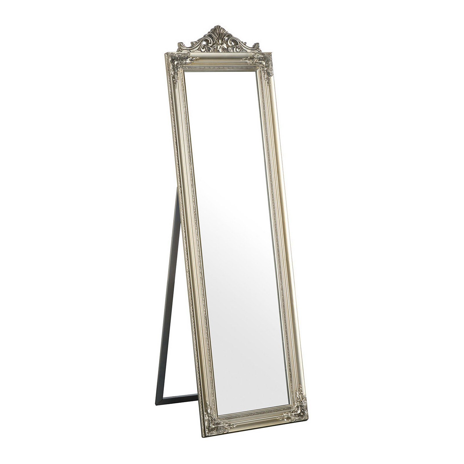 Boudoir Floor Standing Mirror - Silver- 50x170cm