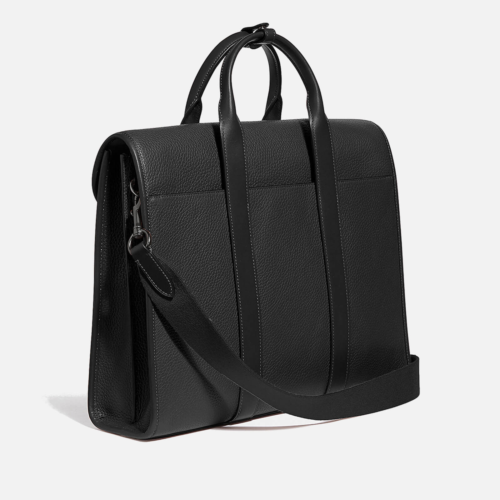 coach gotham portfolio faux leather bag