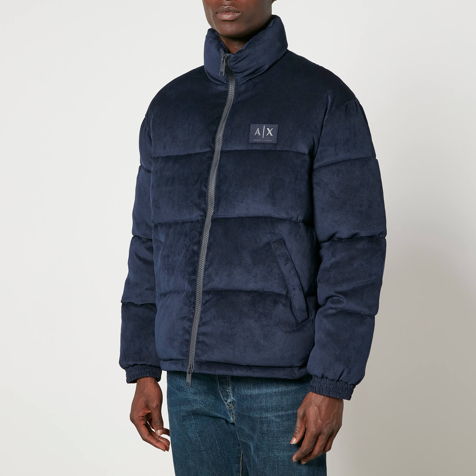 armani exchange corduroy padded jacket - xxl