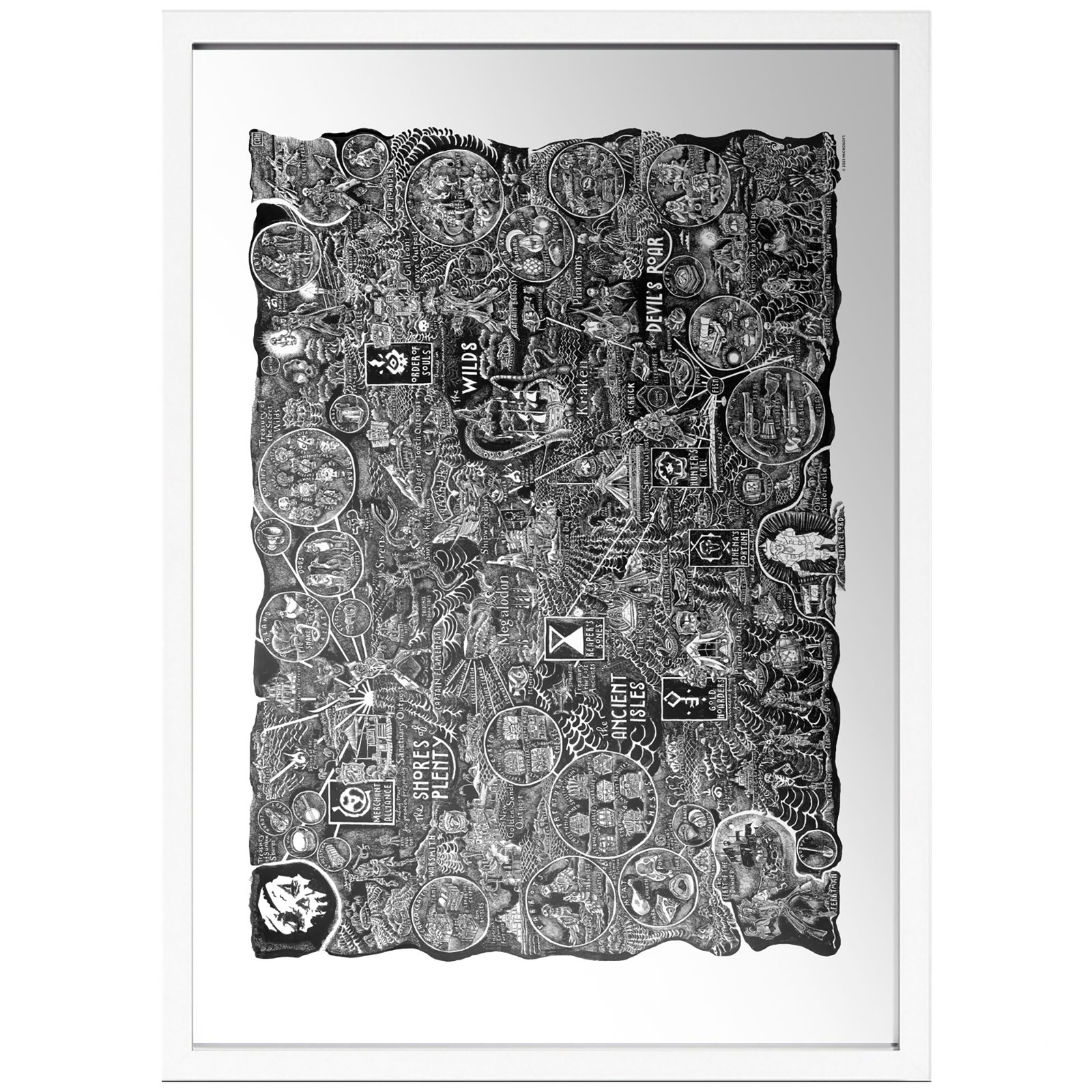 Sea Of Thieves Caroline Harper X SoT Art Print Giclee Art Print - A3 - White Frame