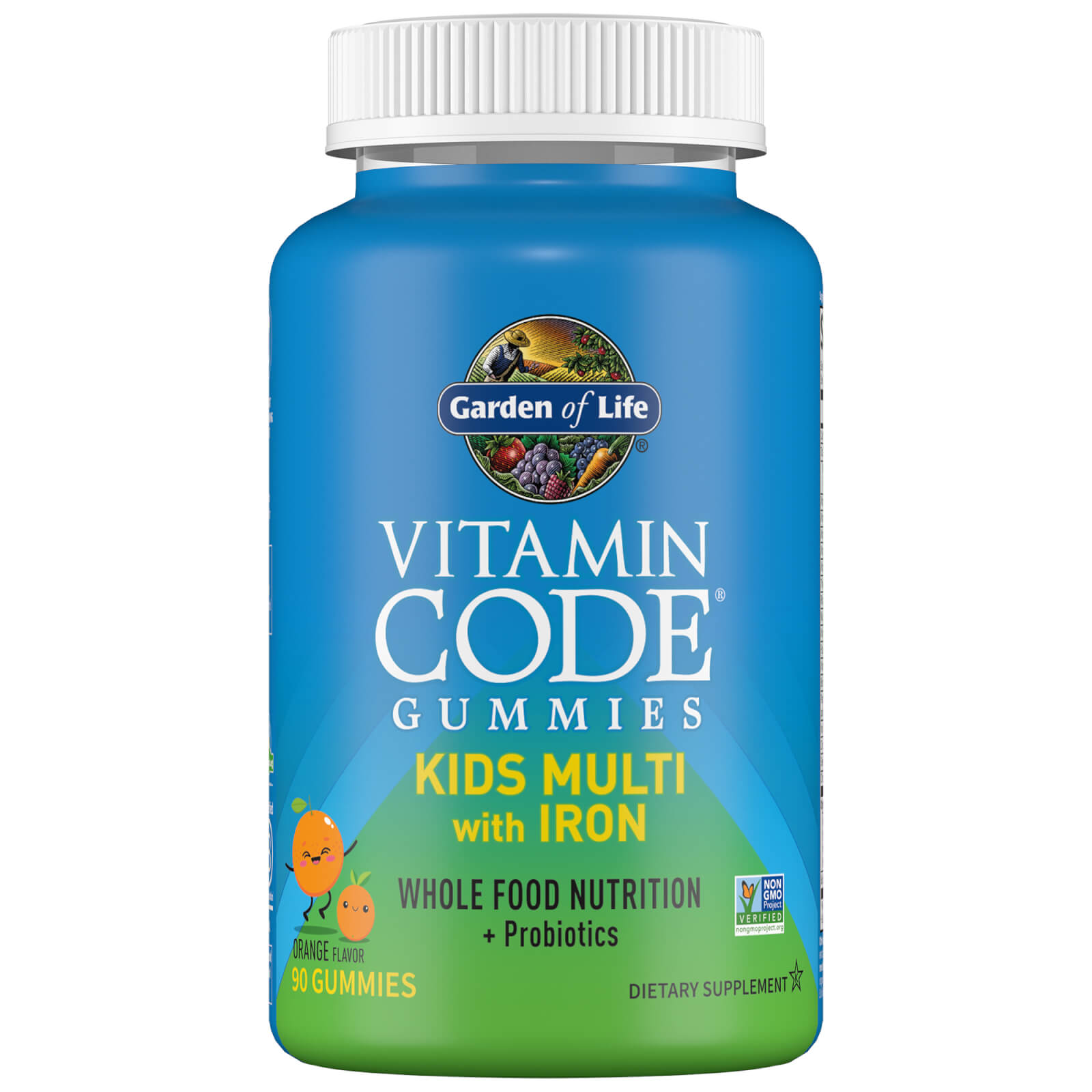 Image of Vitamin Code Bambini Integratore Multivitaminico con Ferro Caramelle Gommose - Arrancia - 90 caramelle gommose