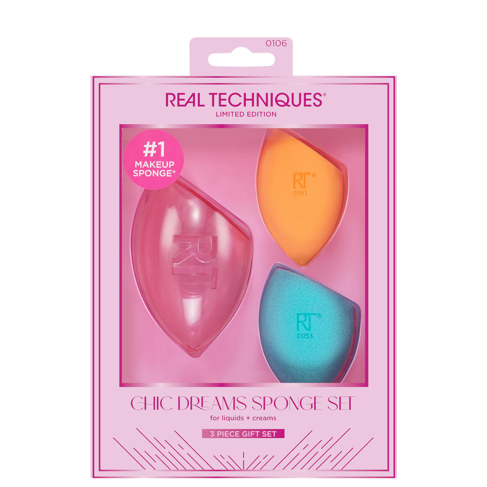 Real Techniques Chic Dreams Sponge Set (save 33%)-no Color