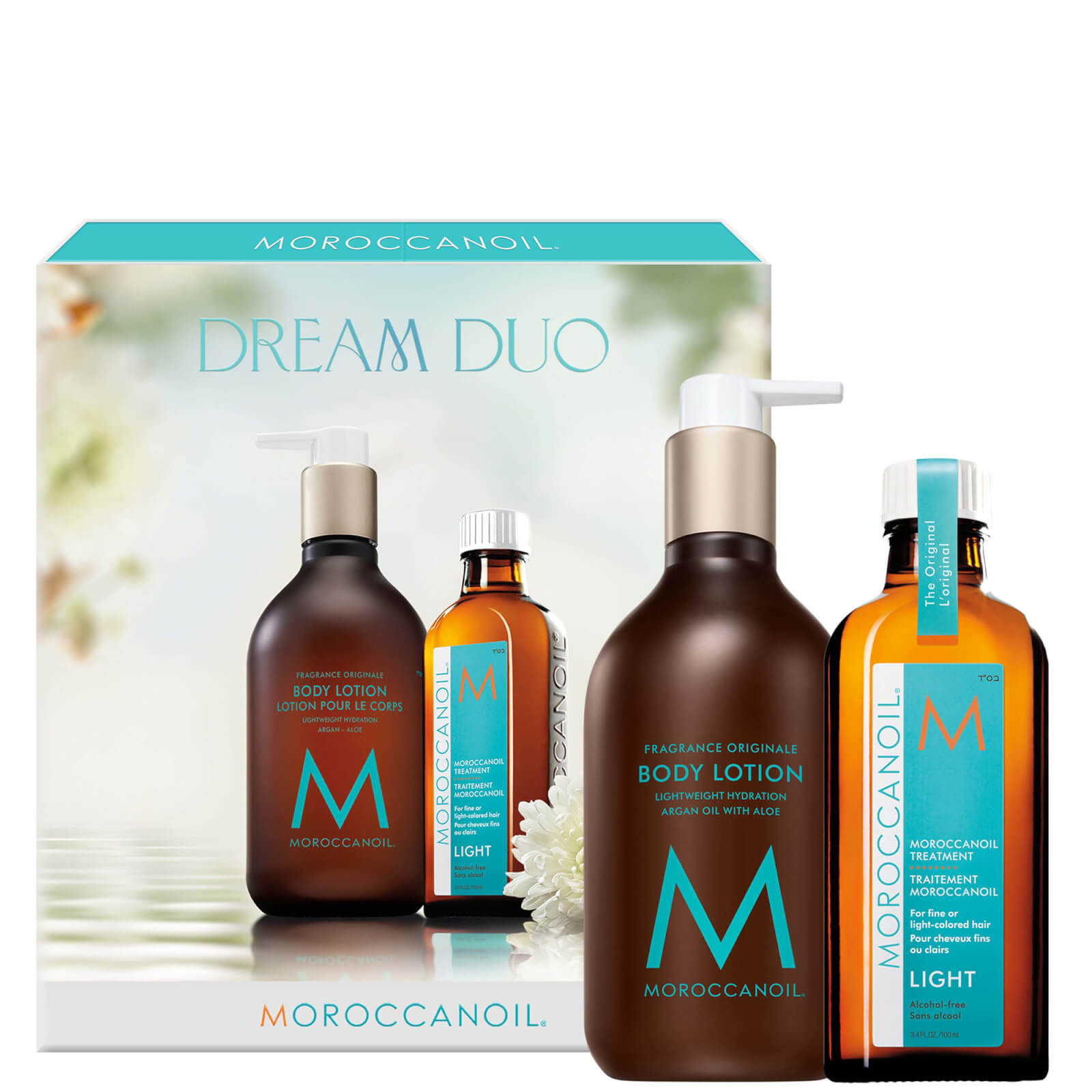 

Moroccanoil Treatment Light with Body Lotion Set
