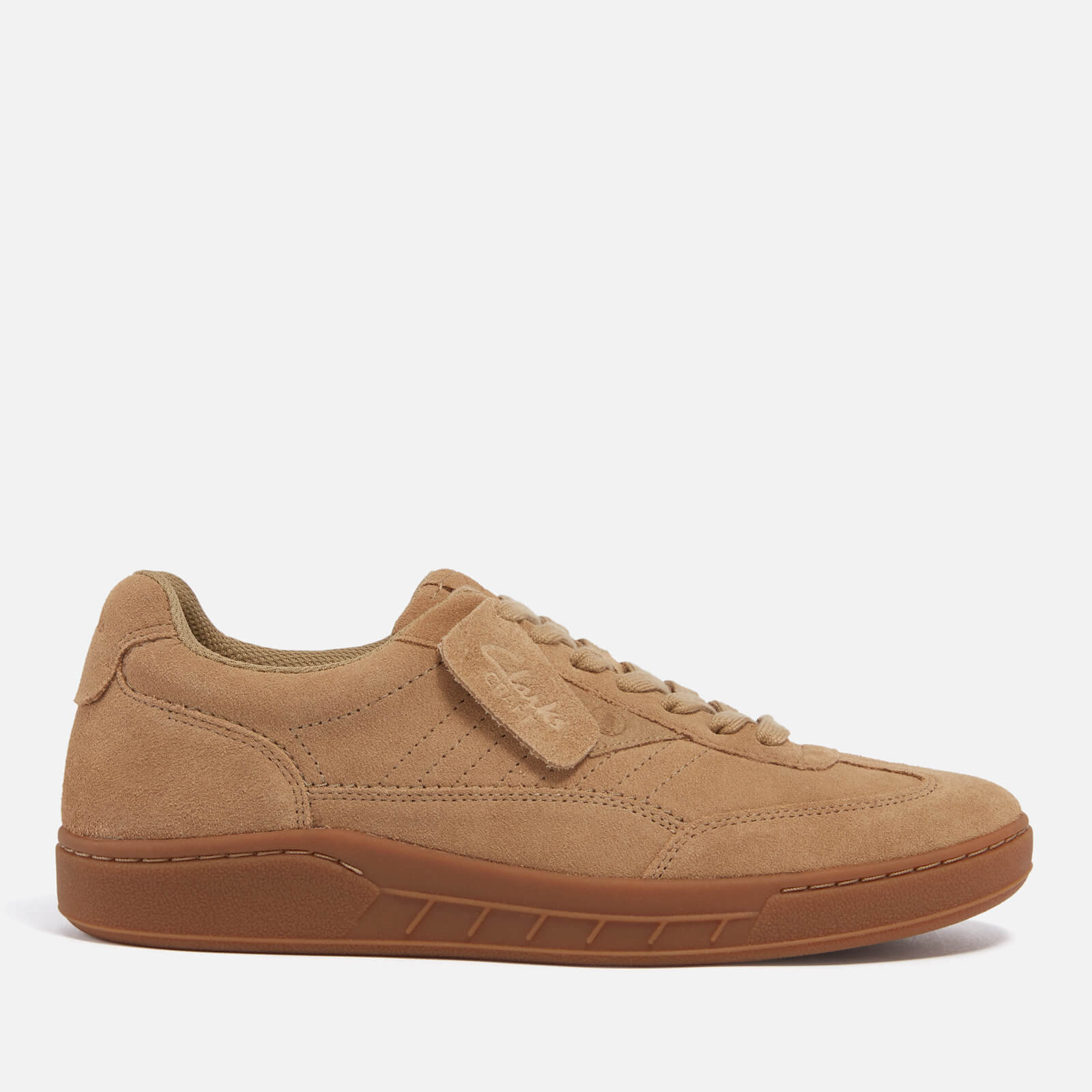 clarks men's craft rally ace suede trainers - uk 8