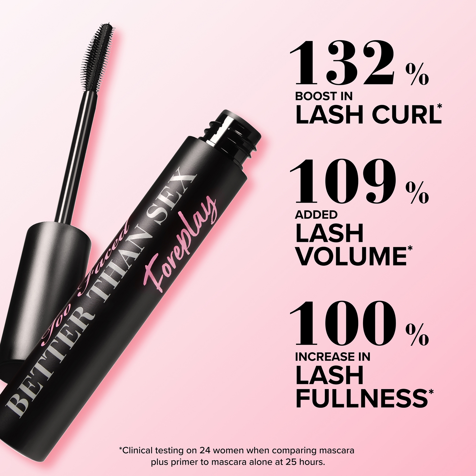 Thumbnail - Too Faced Better Than Sex Foreplay Lash Lifting and Thickening Mascara Primer Travel Size 4ml