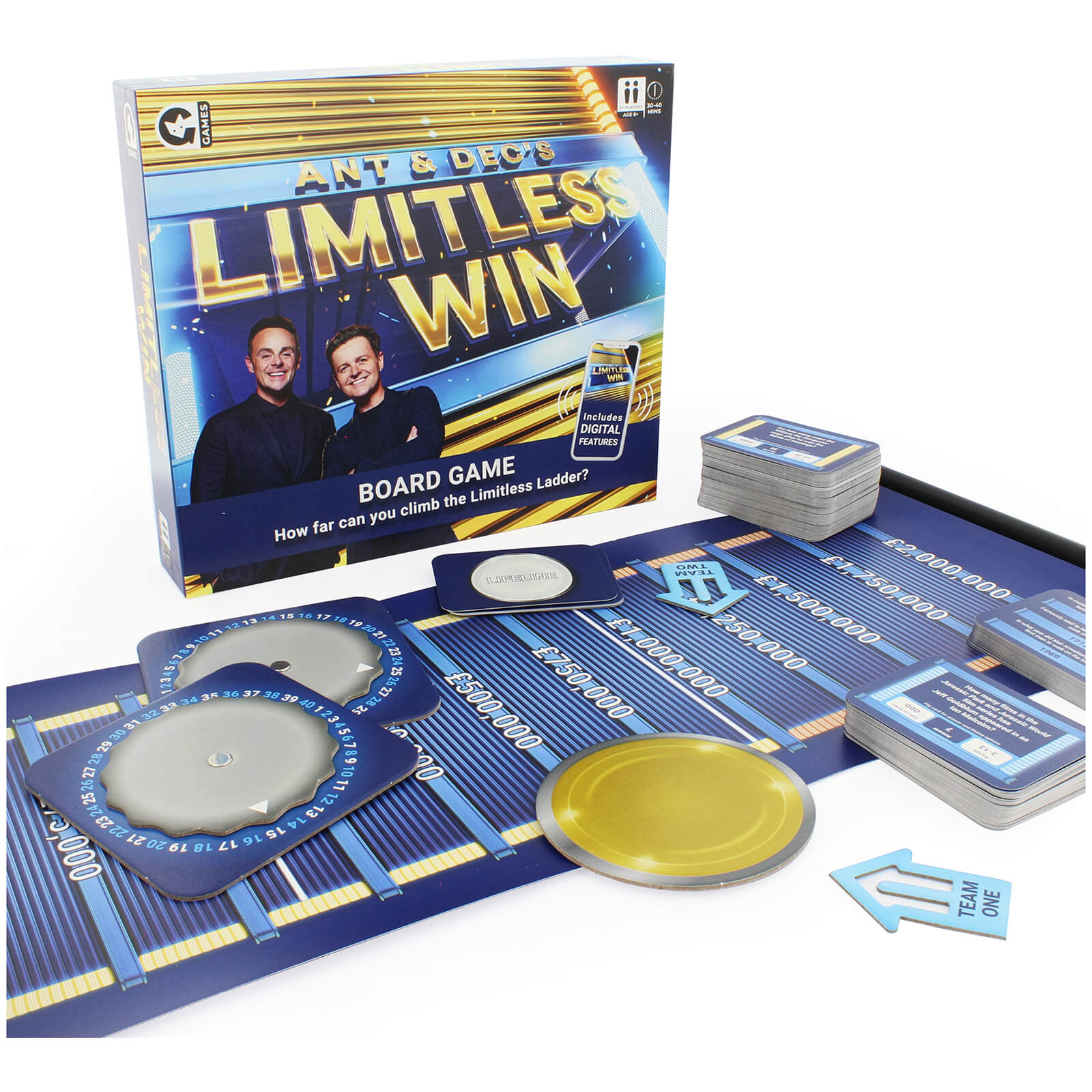 Photos - Other Toys ANT & Dec's Limitless Win Board Game 0112.1541.71 
