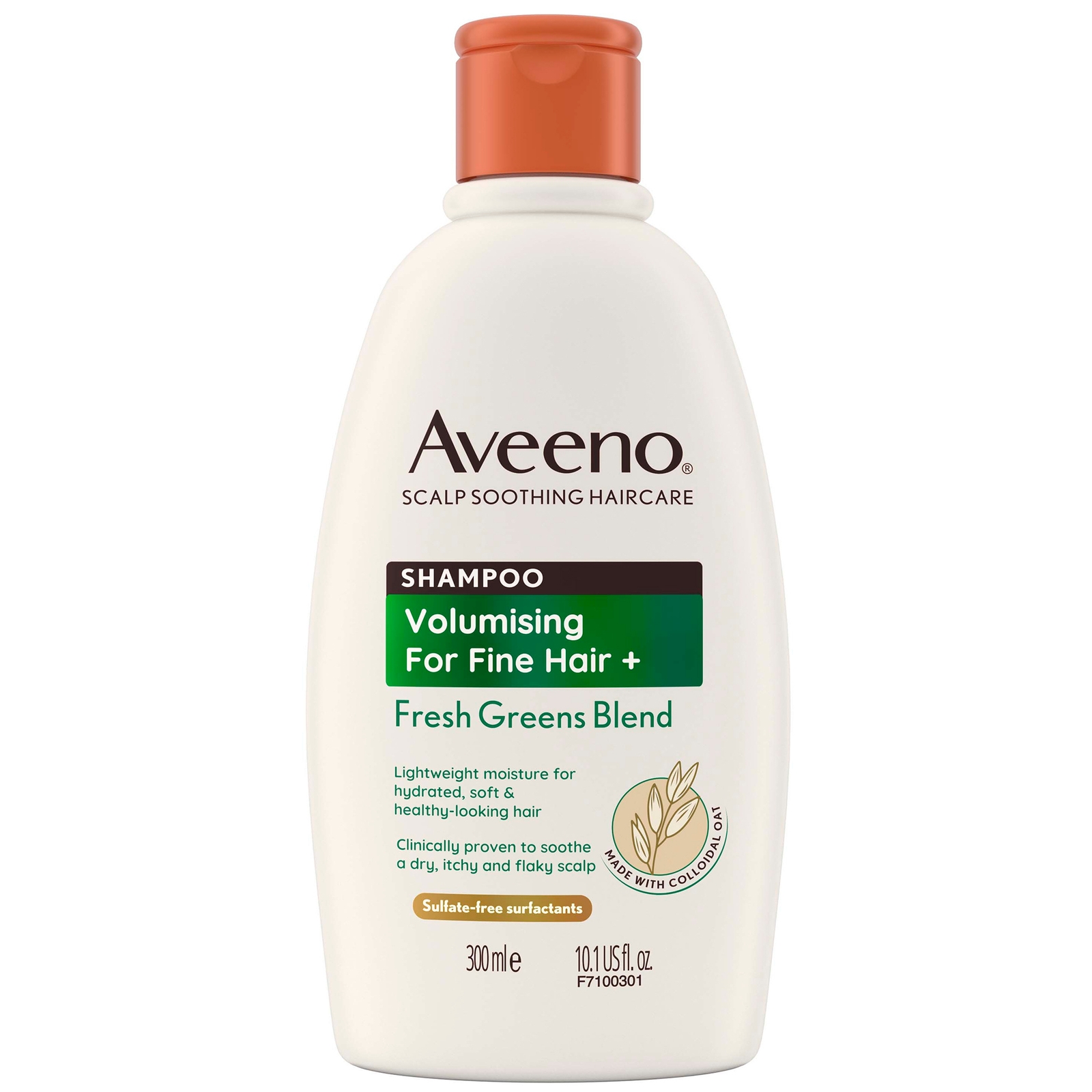 

Aveeno Haircare Volumising+ Fresh Greens Blend Shampoo 300ml