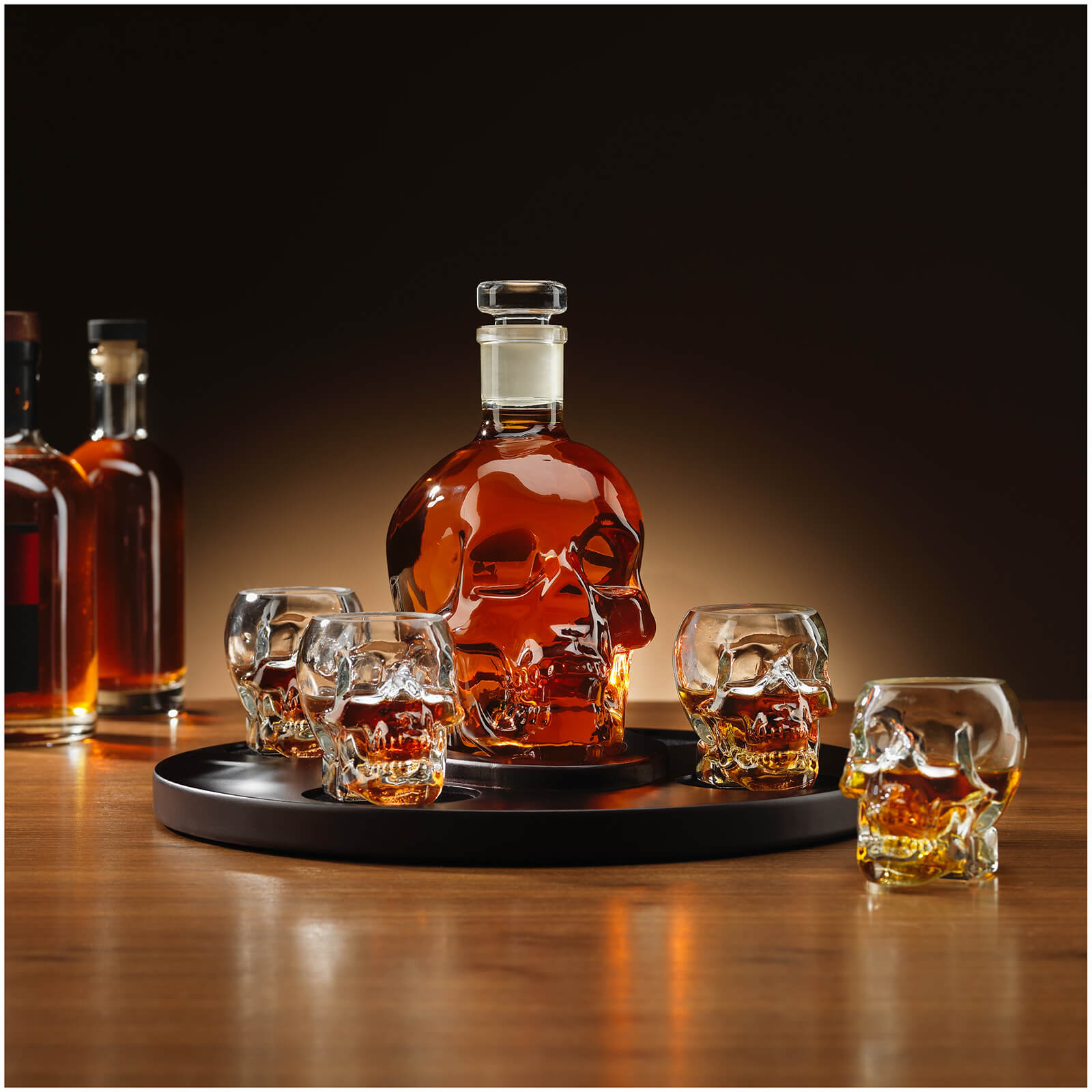 Photos - Other Toys Skull Decanter with Glasses Set 89387