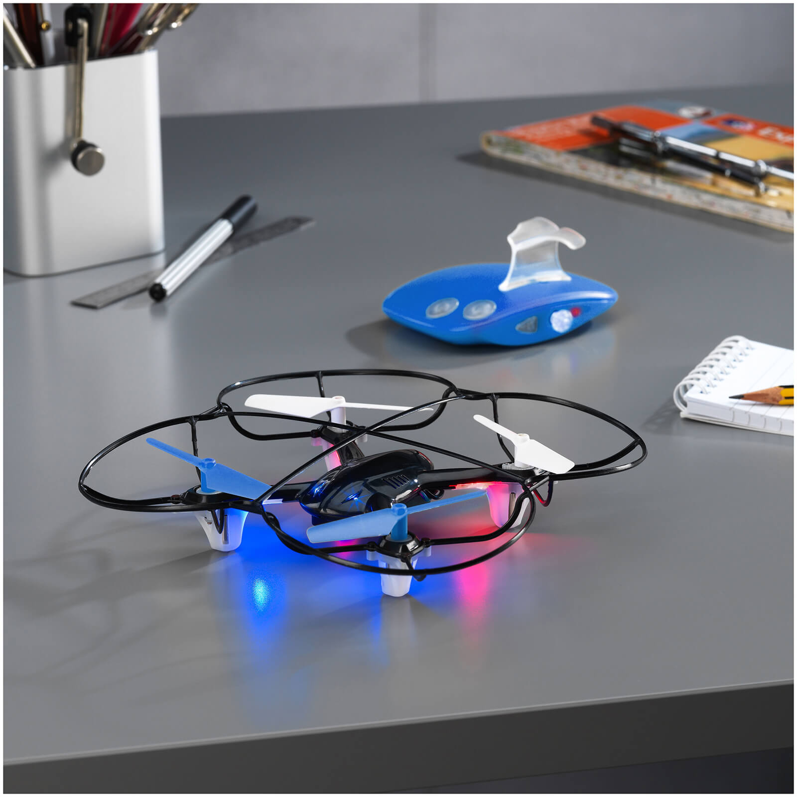 Motion Controlled Quadoptor Blue Edition