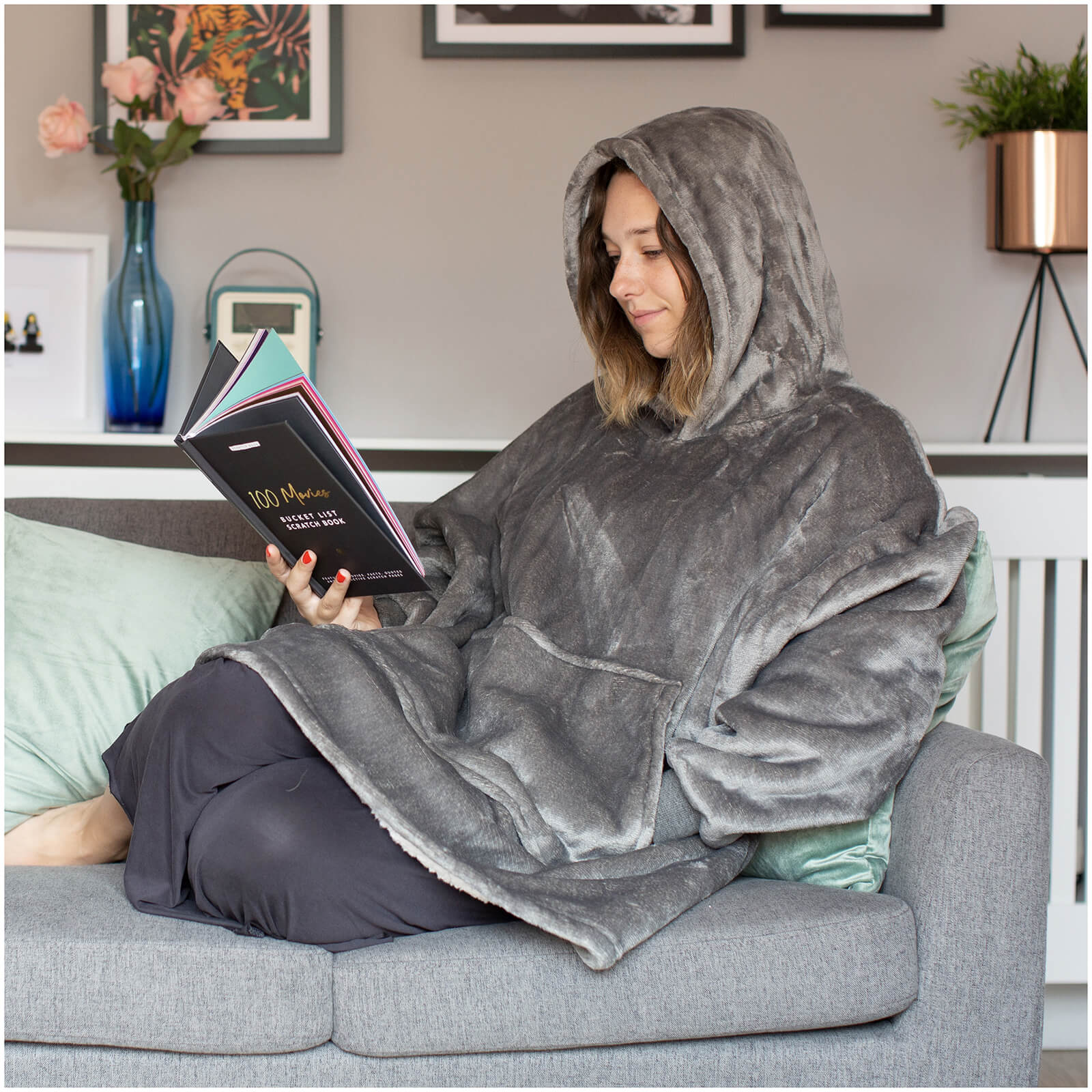 Image of Grey Huggie Blanket