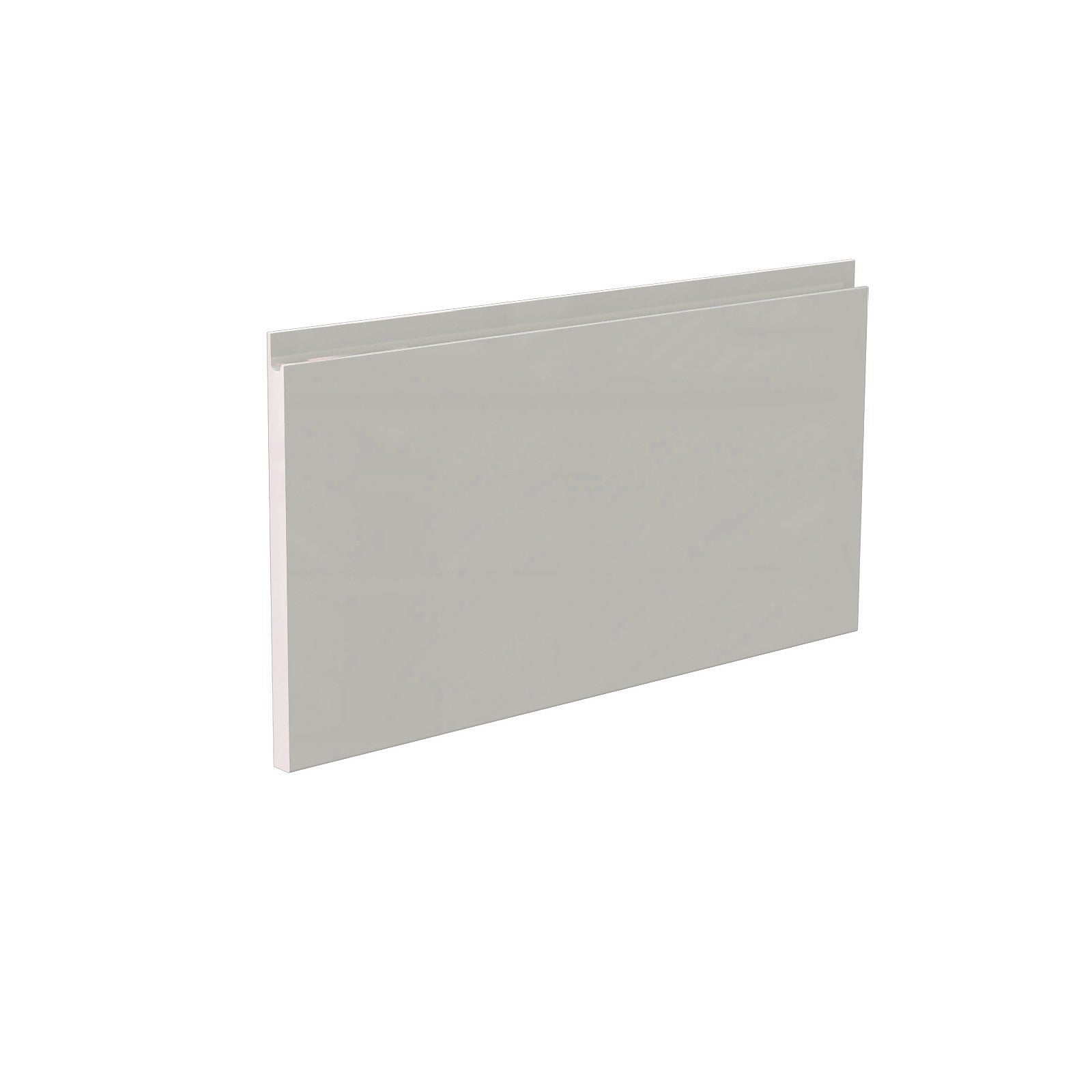 Handleless Kitchen Bridging Door (W)497mm - Gloss Grey thumbnail