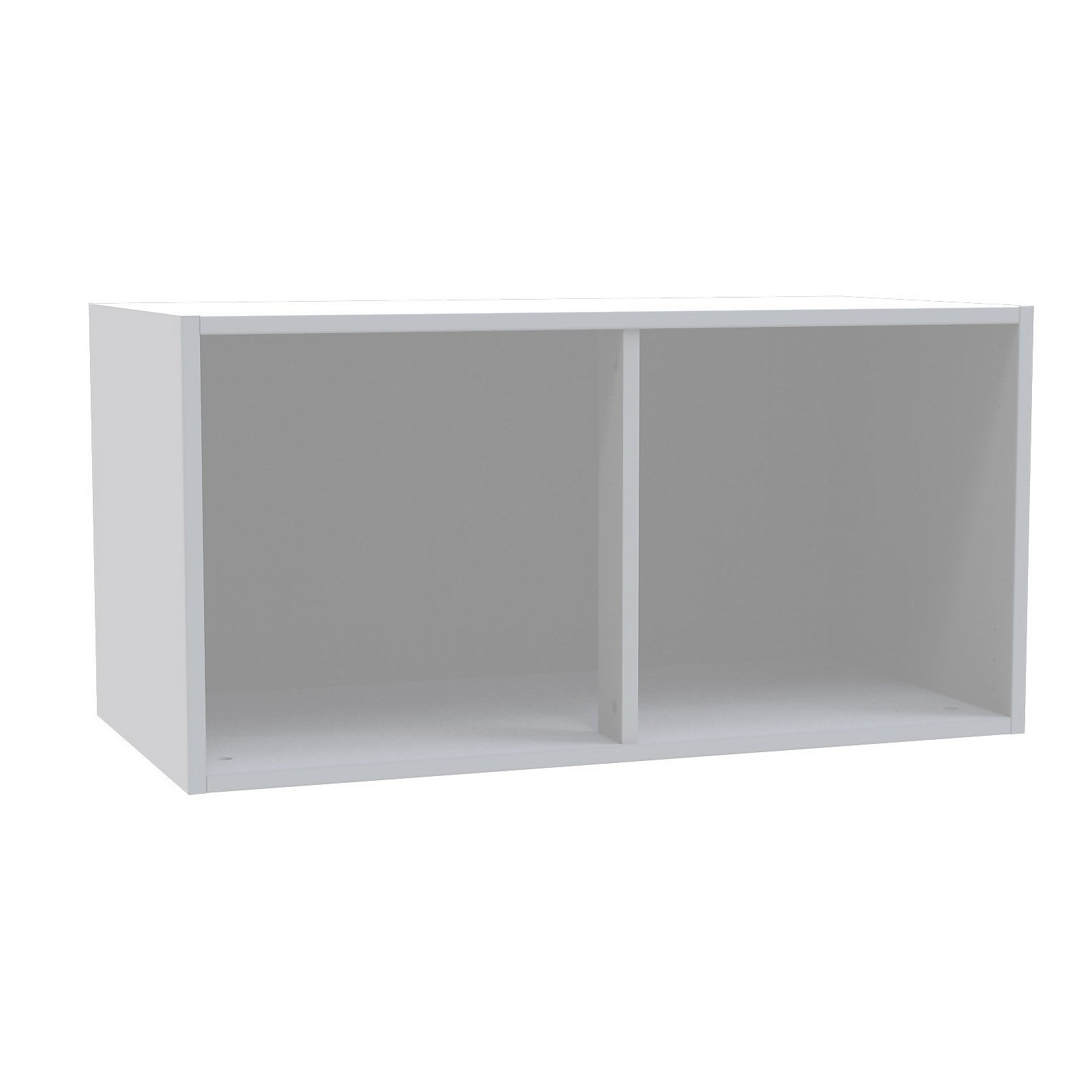 House Beautiful Realm Fitted Bedroom Double Bridging Unit - White Shaker thumbnail