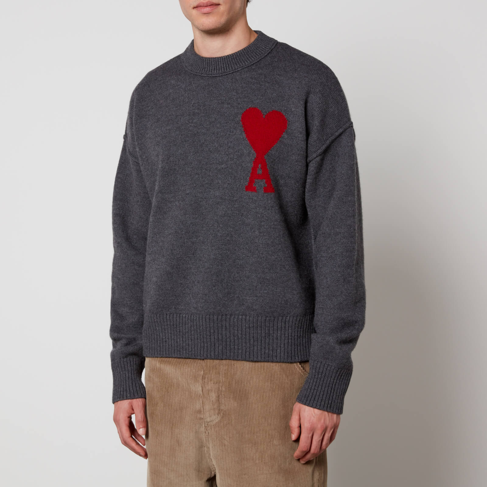 AMI De Coeur Wool Jumper - L