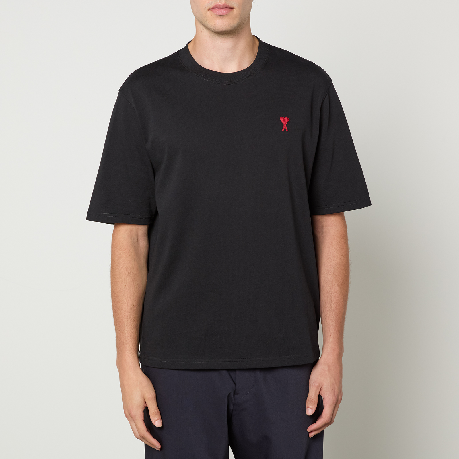 AMI de Coeur Logo Organic Cotton-Jersey T-Shirt - XXS