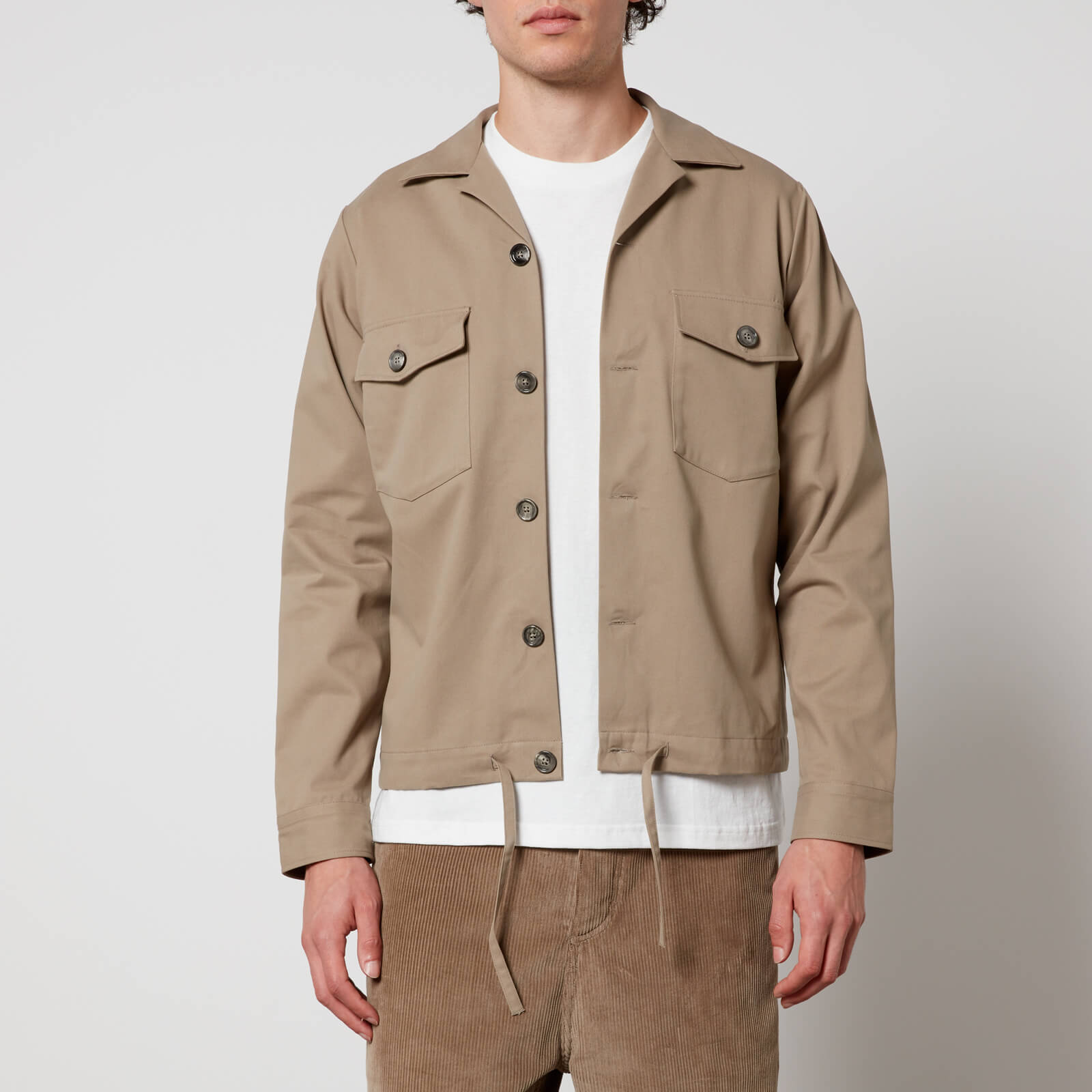 AMI Cotton-Twill Overshirt - 38 /L