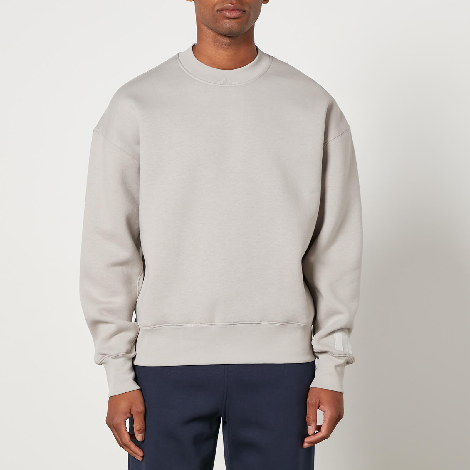 AMI Tonal Logo Cotton-Blend Sweatshirt - XL