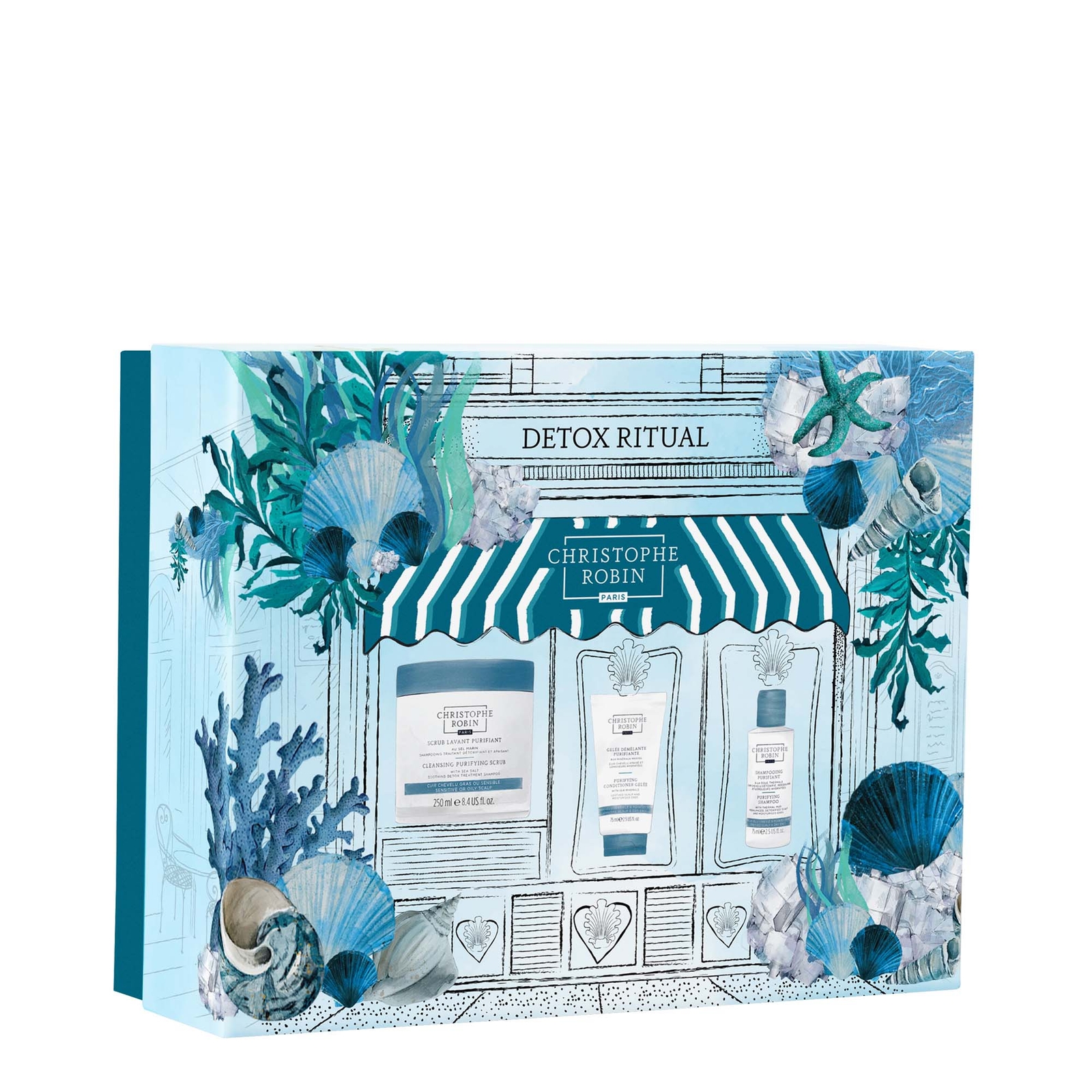 Christophe Robin Hair Detox Ritual 2024 (Worth $128.00) Christophe Robin