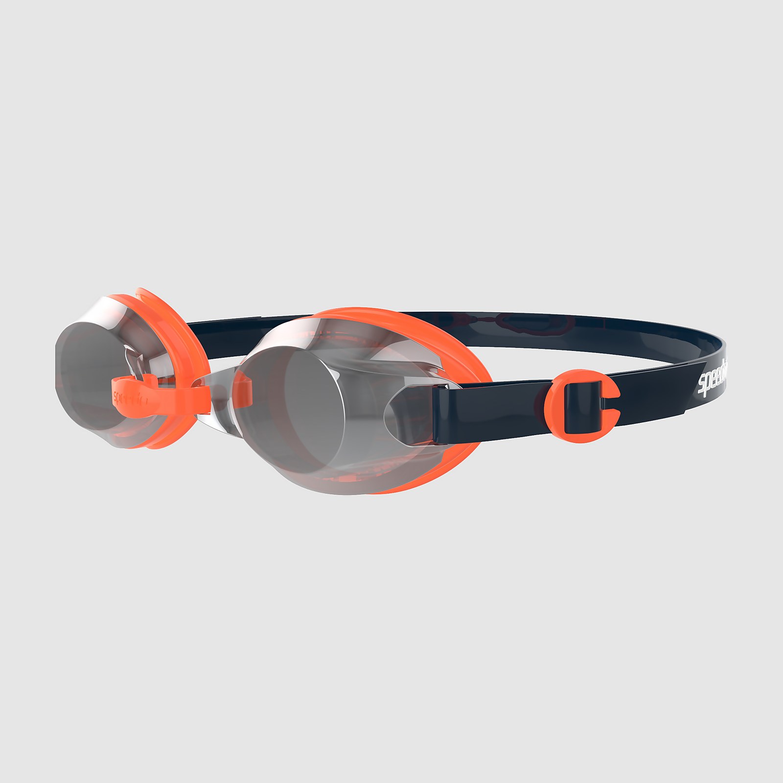 Junior Jet Mirror Goggles Navy/Volcanic Orange/Chrome