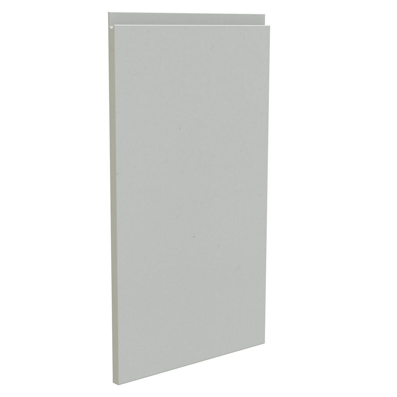 Handleless Kitchen Cabinet Door (W)397mm - Matt Light Grey thumbnail