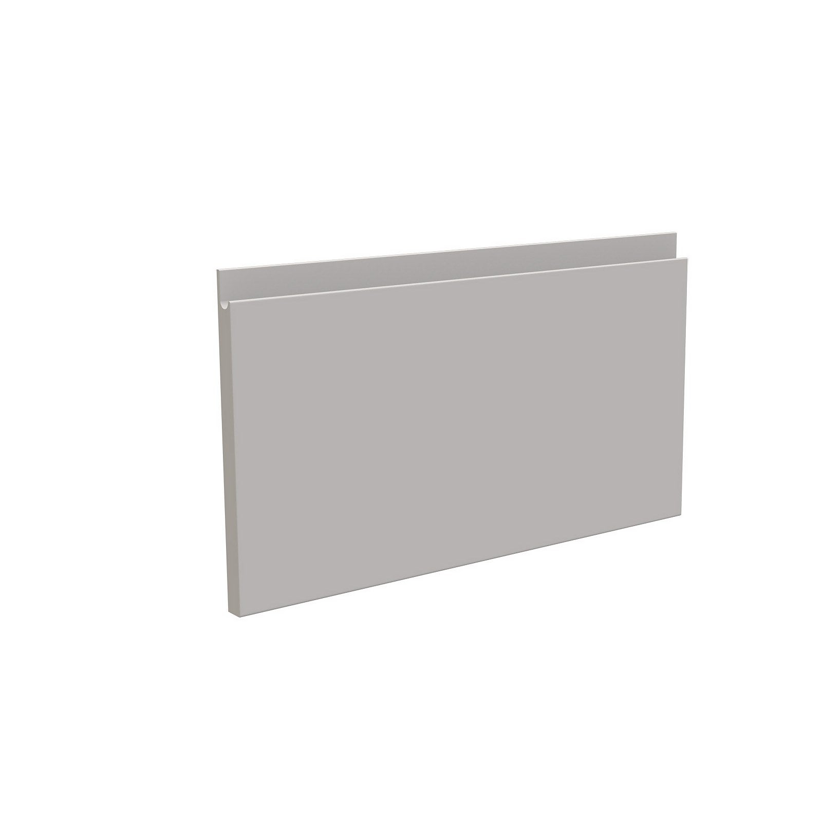 Handleless Kitchen Bridging Door (W)497mm - Matt Light Grey thumbnail
