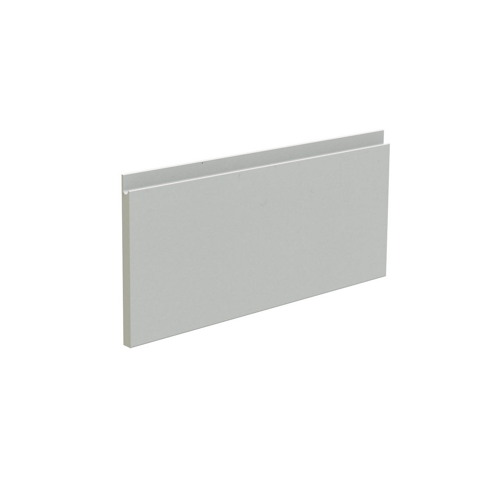 Handleless Kitchen Bridging Door (W)597mm - Matt Light Grey thumbnail