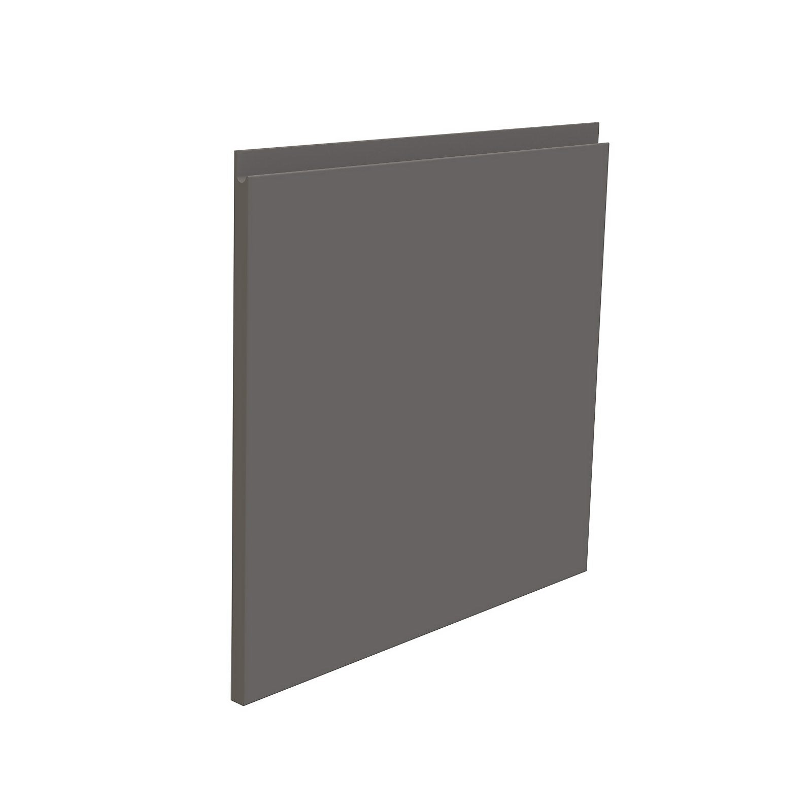 Handleless Kitchen Oven Tower Door (W)597mm - Matt Dark Grey thumbnail