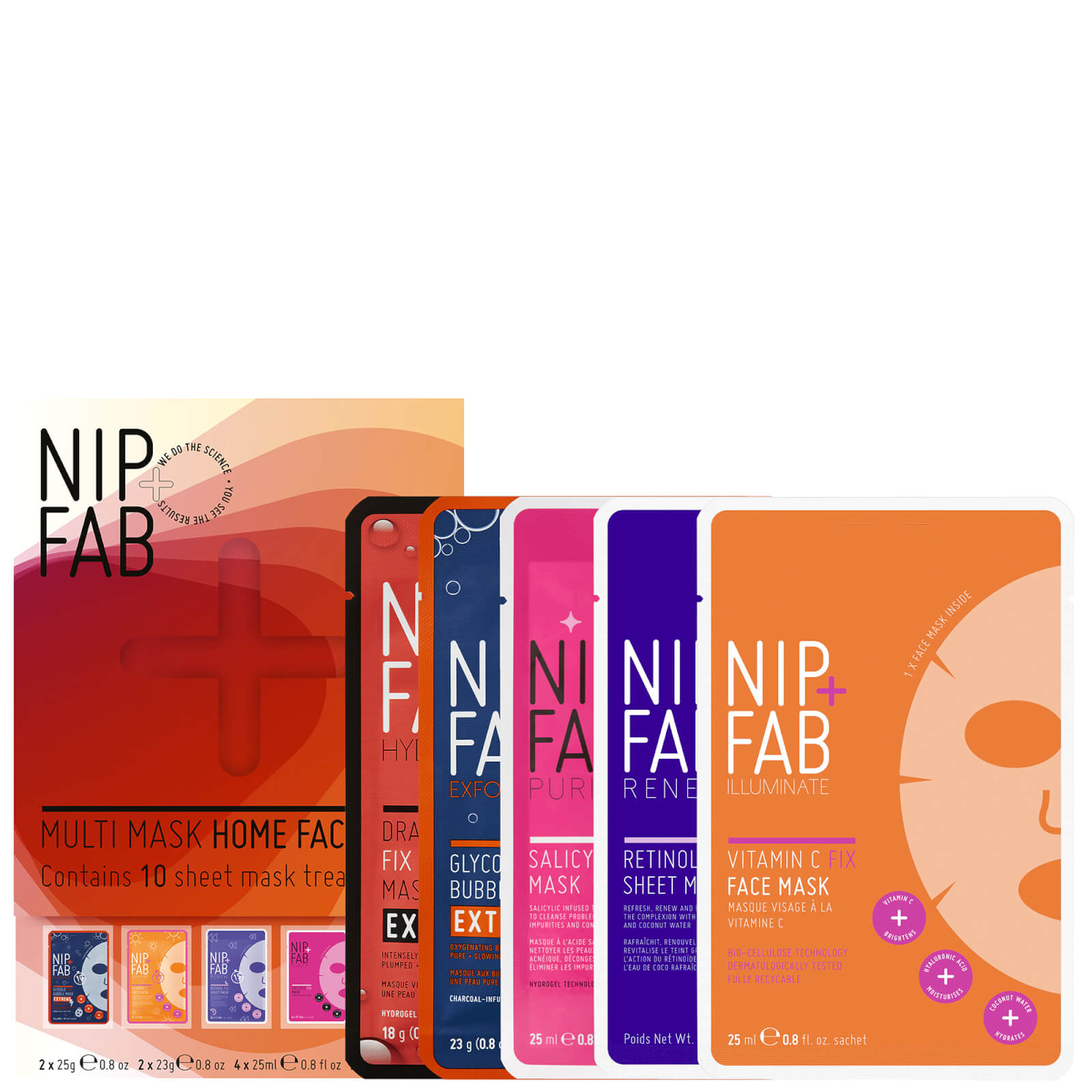 

NIP+FAB The Multi-Mask Home Facials Kit