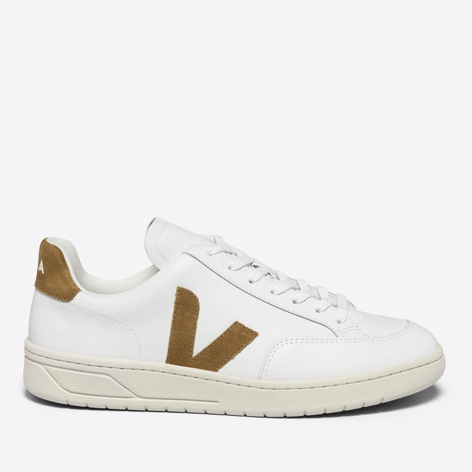 Veja Women's V-12 Logo-Appliqued Leather and Suede Trainers