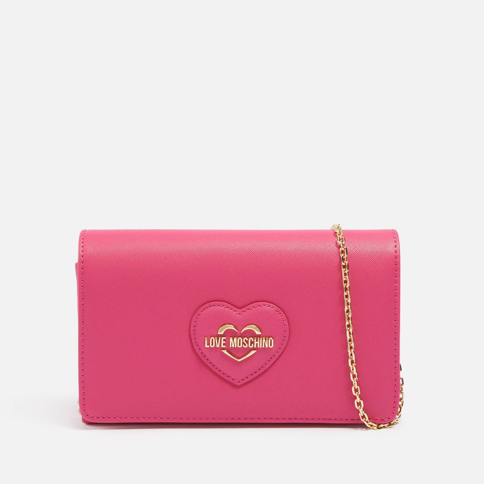 love moschino smart faux leather crossbody bag