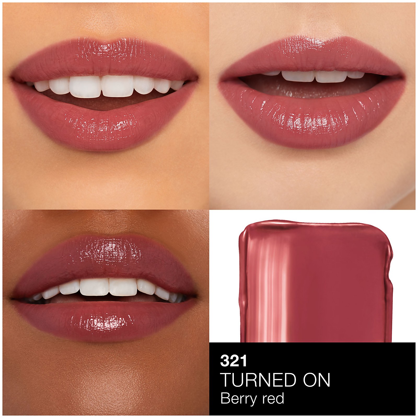 Thumbnail - NARS Afterglow Lipstick 1.5g (Various Shades) - Turned on