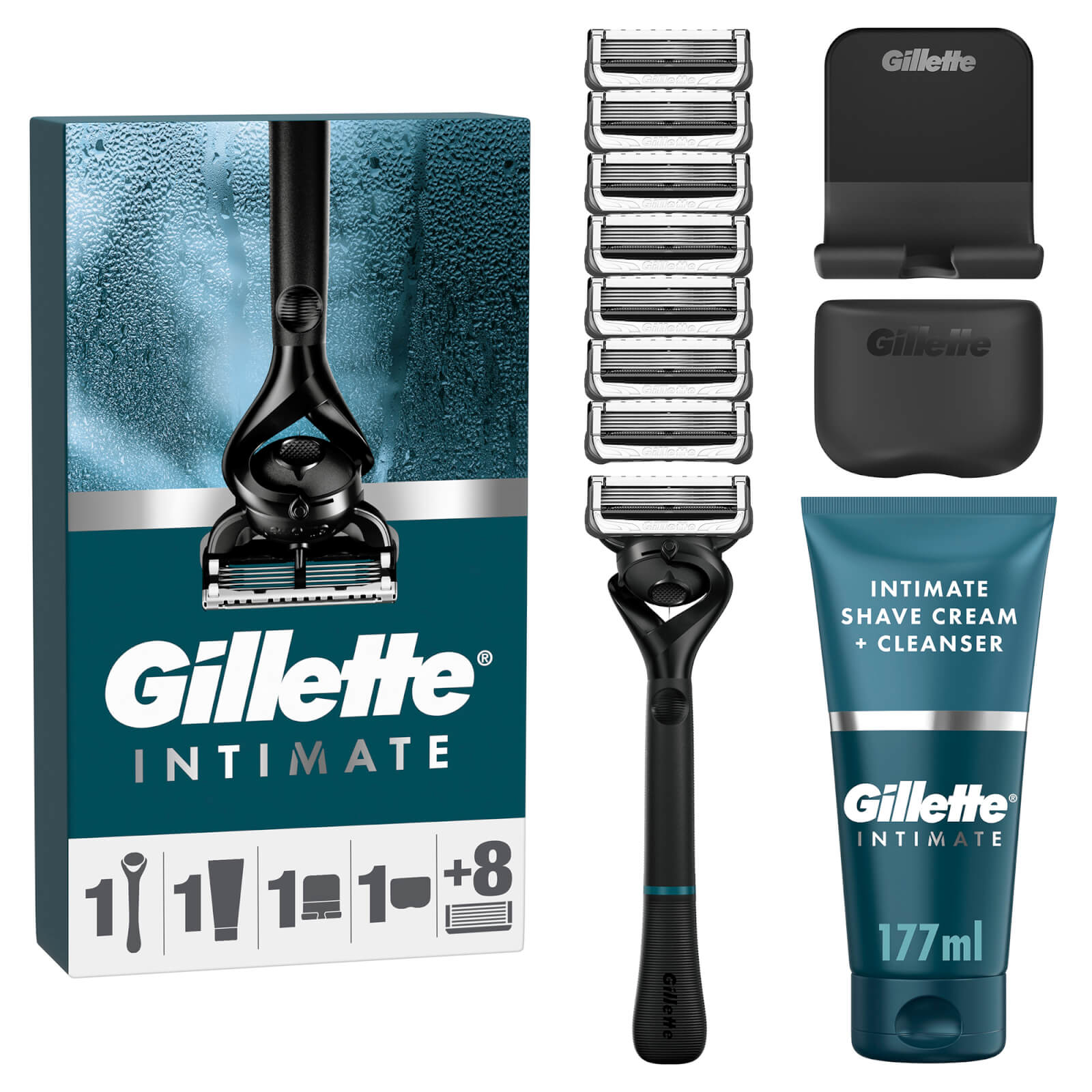 Gillette Intimate Regimen Pack - Pubic Hair and Skin Care Pack