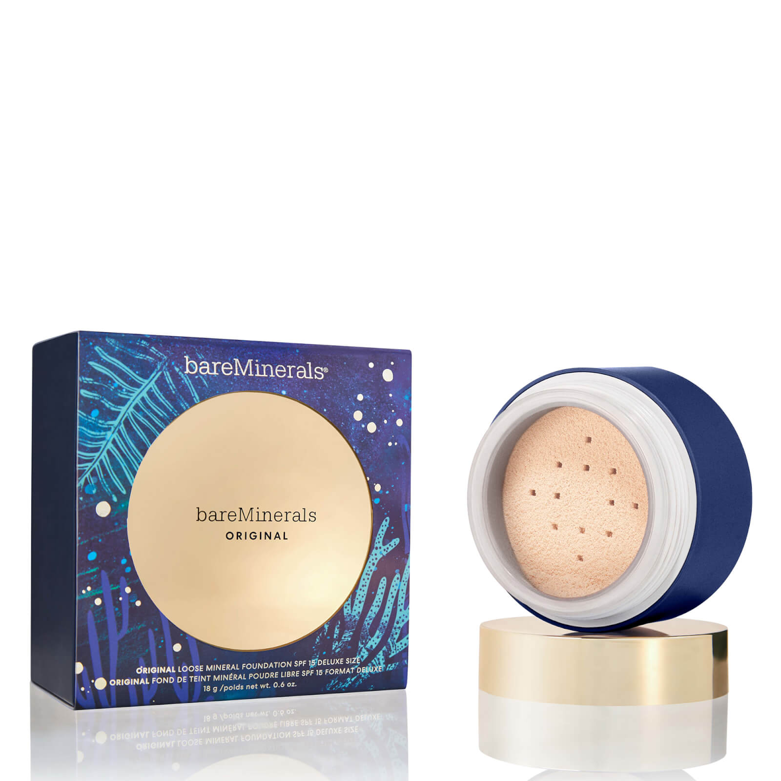 

bareMinerals Holiday 2023 Deluxe Original Loose Foundation 18g (Various Shades) - Fair