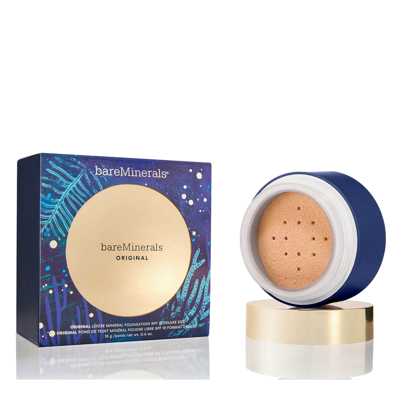 bareMinerals Holiday 2023 Deluxe Original Loose Foundation 18g (Various Shades) - Golden Nude