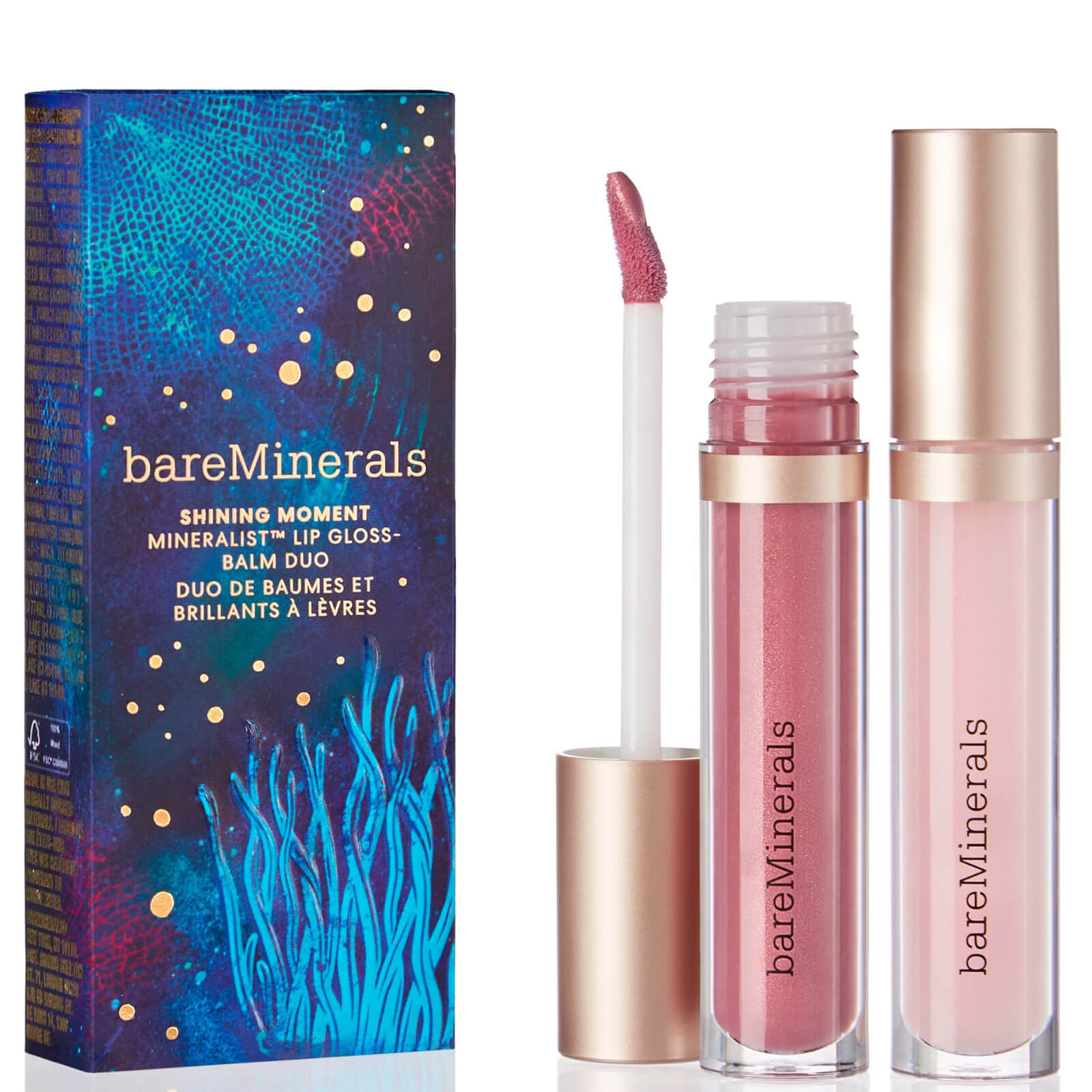 

bareMinerals Holiday 2023 Mineralist Gloss-Balm Trio - Love, Clarity, Merry