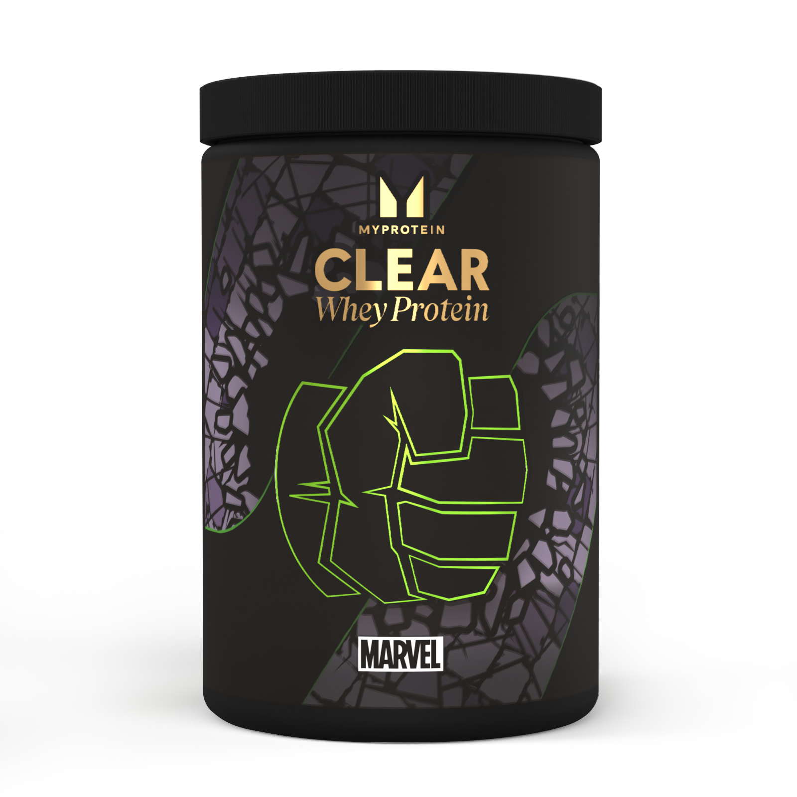 Image of Clear Whey Protein - MARVEL - 20porzioni - Hulk - Green Plum & Kiwi