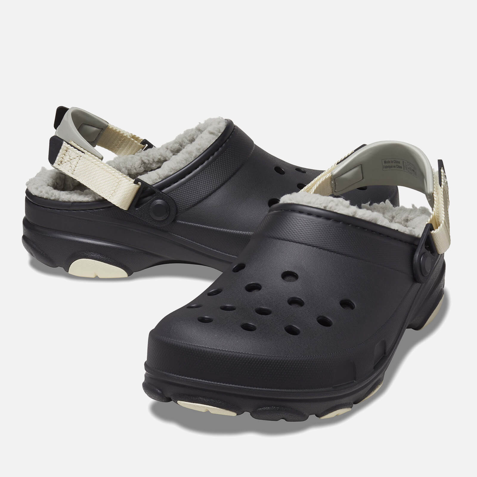 crocs men's classic all terrain lined croslite™ clogs - m7w8