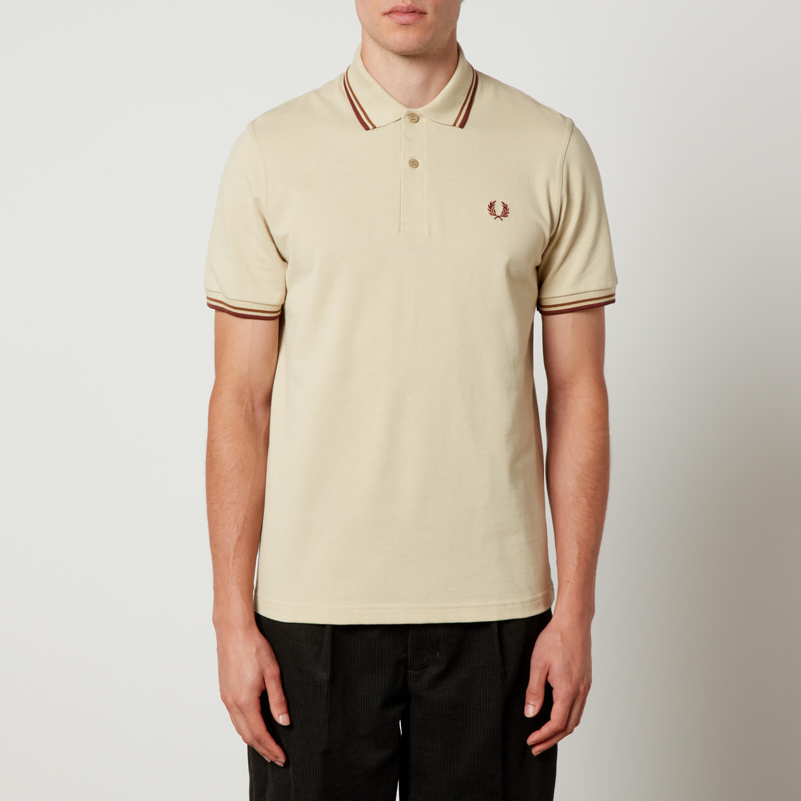 Fred Perry Twin Tipped Cotton Polo Shirt - 36 /XS