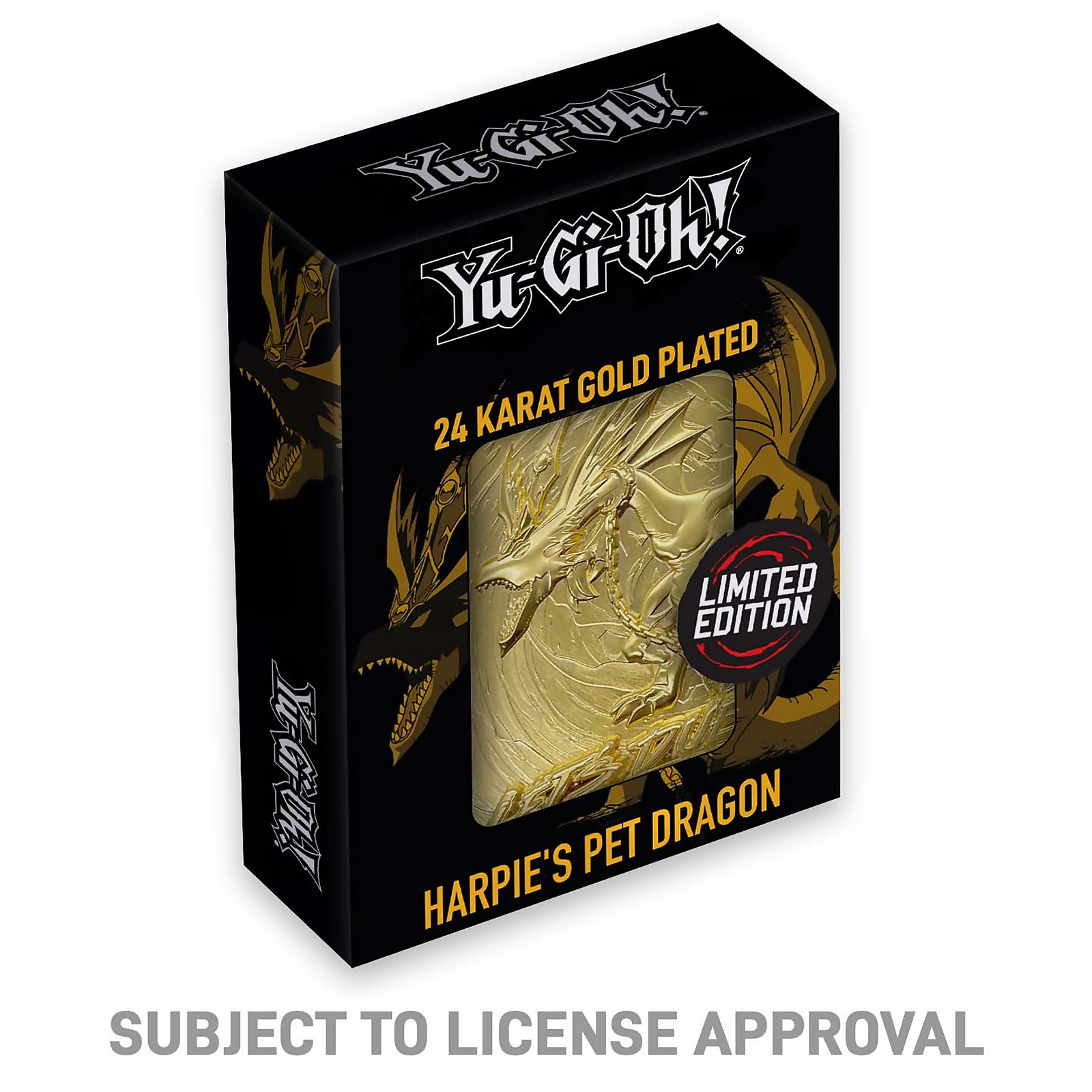 Yu-Gi-Oh! 24k gold plated Harpie's Pet Dragon ingot by Fanattik product