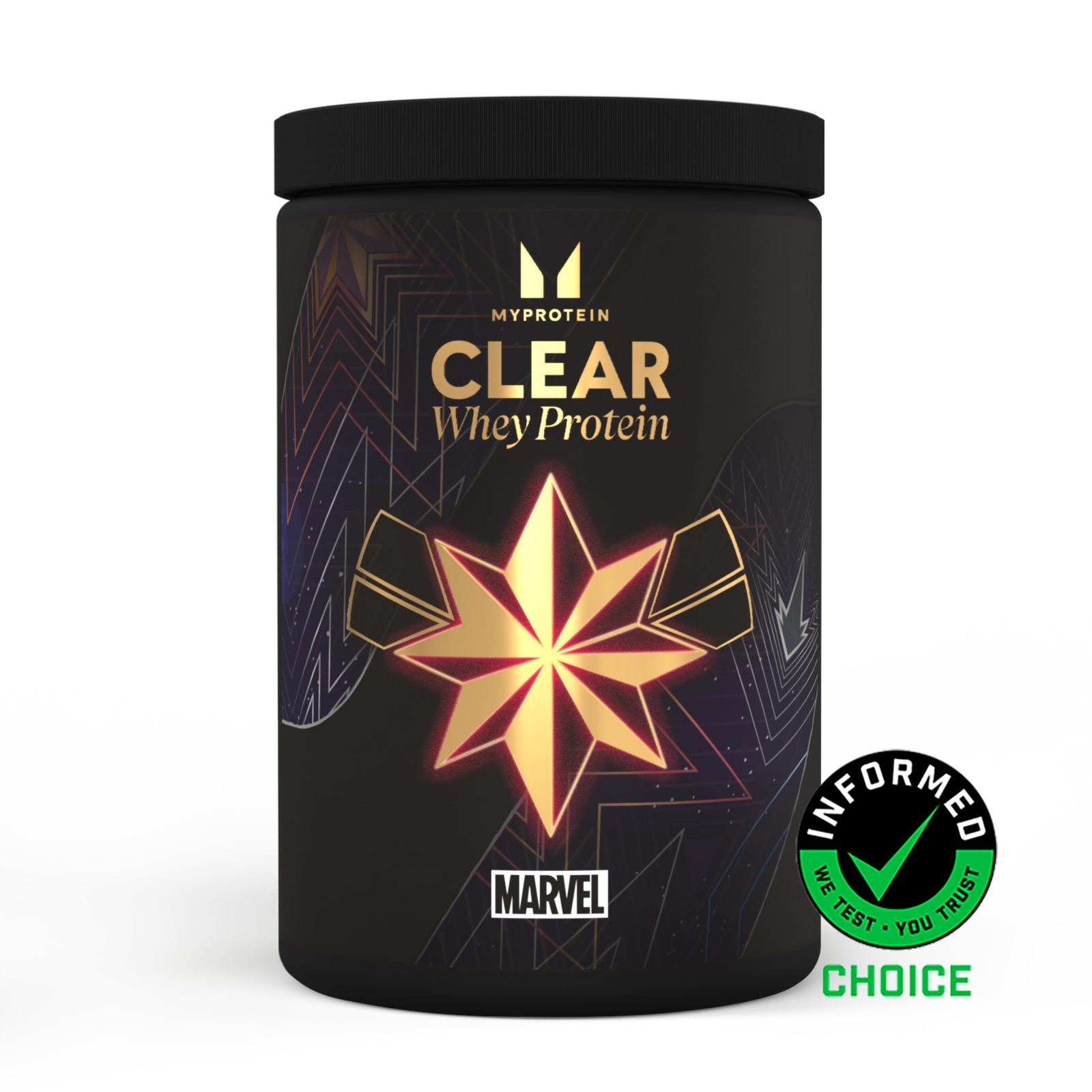 Image of Clear Whey Isolate - 500g - 20porzioni - Captain Marvel - Arancia, Mango & Tropical